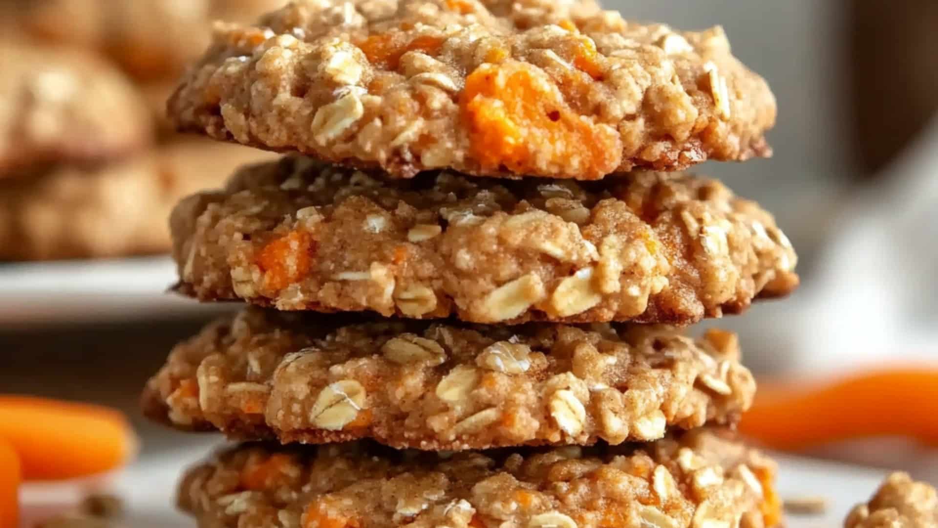 Easy Healthy Carrot Cake Oatmeal Cookies: Perfect Snack